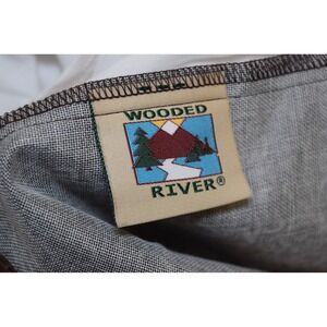 Wooded River STAGECOACH Faux Tooled Leather King Bed Skirt Cabin West Montana